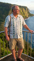 Turtle Panel Men's Aloha Shirts