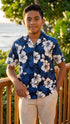 RJC Boys White Hibiscus Fern Shirt