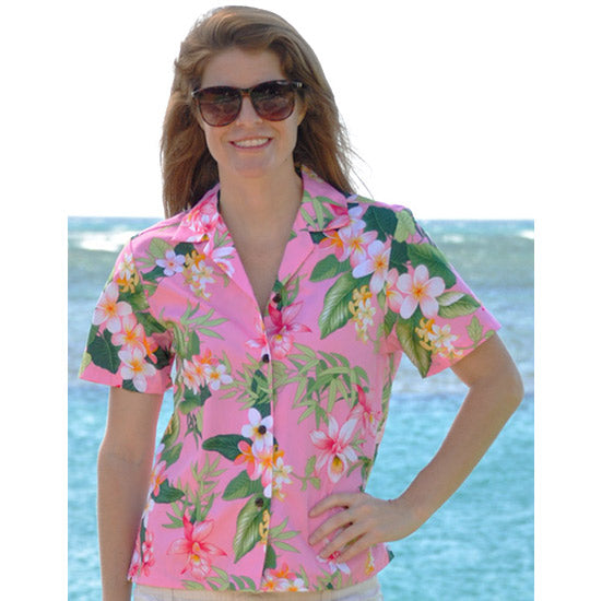 Womens Hawaiian cotton shirts and blouses