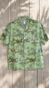 Aerial Island Dog Fight Mens Hawaiian Shirt