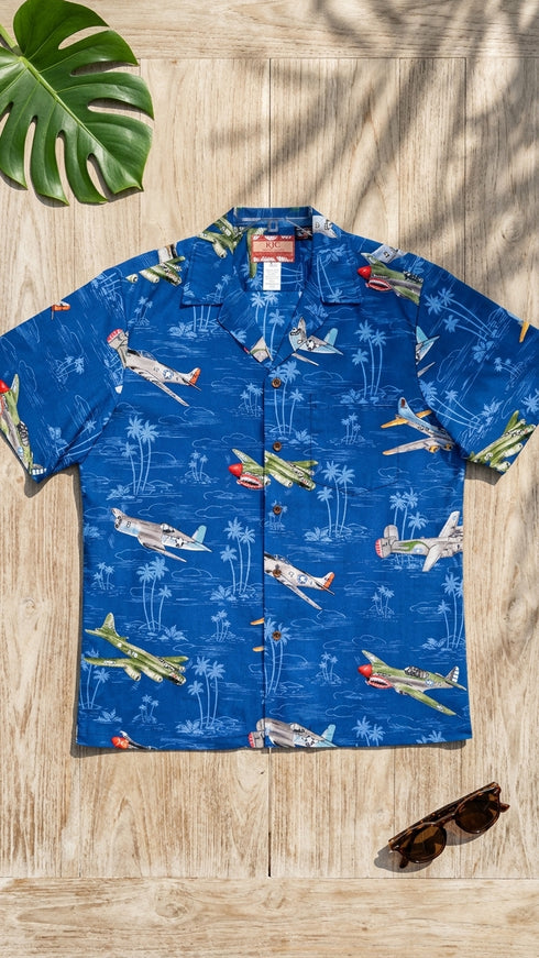 USA Airplane Men's Hawaiian Shirt