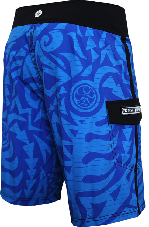 Hawaiian Island Creations (HIC) 21" Pyramid Rock 8 Way Stretch Boardshorts