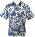 Made in USA - Go Barefoot Men's Star Pareau Reverse Aloha Shirt