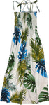 Monstera Fern Women's Hawaiian Smocked Dress