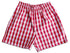 Pineapple Juice Mens Palaka Plaid Elastic Waistband Vintage Shorts
