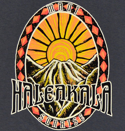 Maui Haleakala Screenprinted Hawaiian T-Shirt