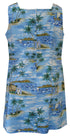 Polynesian Island Women's A-Line Hawaiian Short Tank Dress