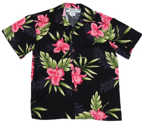 Two Palms Boy's Orchid Fern Rayon Shirt