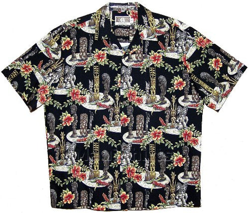 RJC Mens Tiki God Paradise Shirt