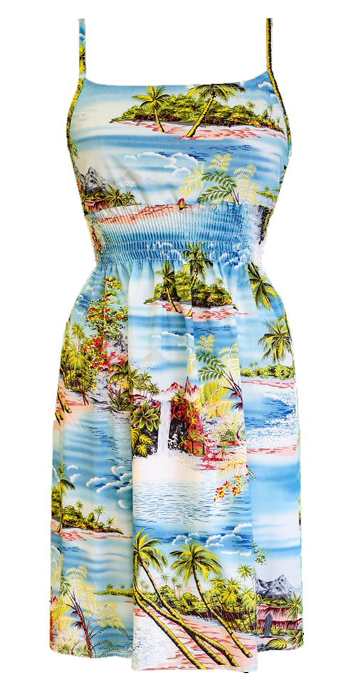 RJC Women's Paradise Island Surf Empire Smocked Sundress