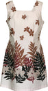 Plumeria Fern Women's A-Line Hawaiian Short Tank Dress