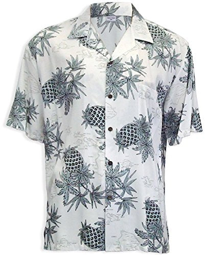 Two Palms Men's Pineapple Map Shirt