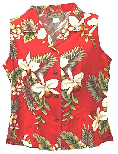 Two Palms Women's Hawaiian Orchid Sleeveless Shirt