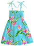 Okika Orchid Girl's Hawaiian Smocked Dress
