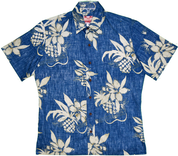 RJC Mens Ukulele Pineapple Reverse Shirt