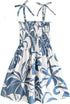 Delicate Tropical Girl's Hawaiian Smocked Dress
