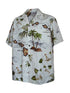 Pacific Legend Mens Hawaiian Island Archipelago Hibiscus Shirt