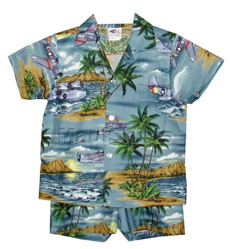 RJC Boys 6 Months to 7 Toddler Island Aviation 2pc Set