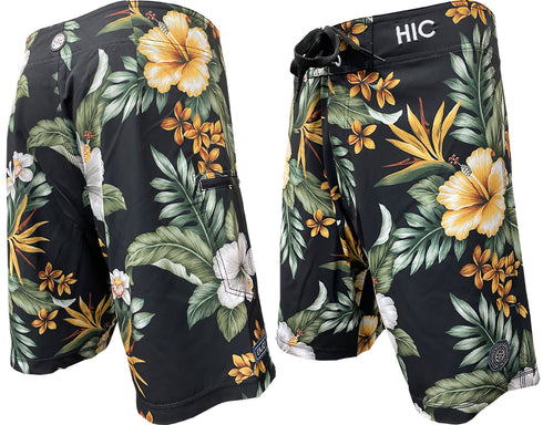 Hawaiian Island Creations (HIC) 19" KUKUI 8 Way Stretch Boardshorts