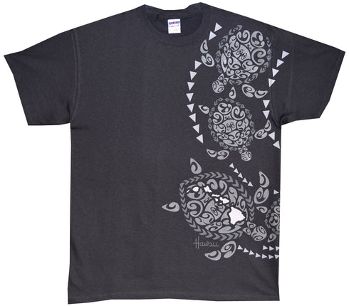 Sea Tribal Screenprinted Hawaiian T-Shirt