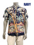 Pineapple Juice Mens Hawaiian Palm Shirt
