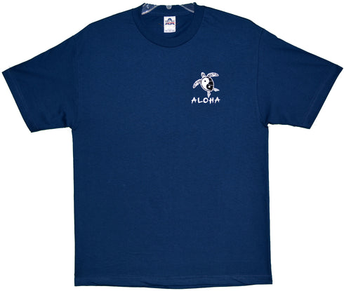 Ying Yang Turtle Screenprinted Hawaiian T-Shirt
