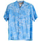 Tropical Island Outlines Hawaiian Aloha Mens Rayon Shirt