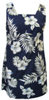 Hibiscus Monstera Women's A-Line Hwaiian Short Tank Dress