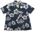 Old School Hibiscus Women's Hawaiian Camp Shirt