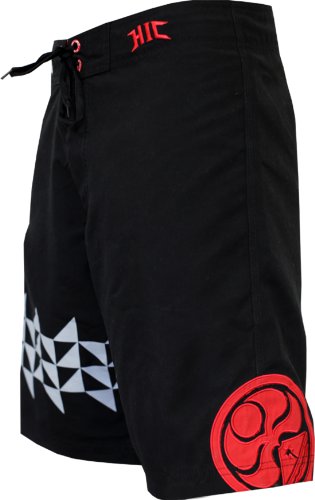 HIC 21" Makena Peached Microsuede Boardshorts Black