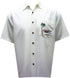 Bamboo Cay Mens North Pole Flight Embroidered Shirt