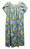 RJC Women's Yellow Plumeria Muumuu Dress