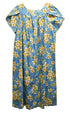 RJC Women's Yellow Plumeria Muumuu Dress