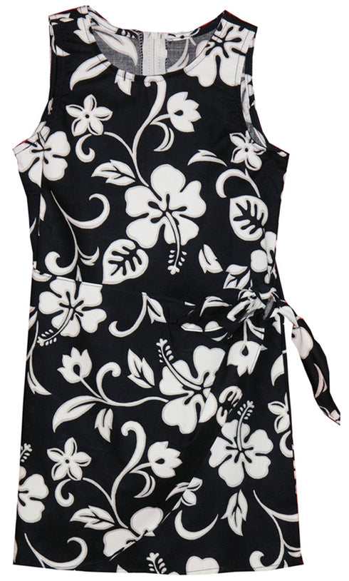 RJC Girls Classic Hibiscus Sarong Dress