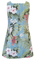 Hibiscus Heliconia Women's A-Line Hawaiian Short Tank Dress