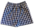 Pineapple Juice Mens Palaka Plaid Elastic Waistband Vintage Shorts