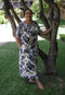 RJC Bold Banana Leaf Plus Size Womens Evening Dress