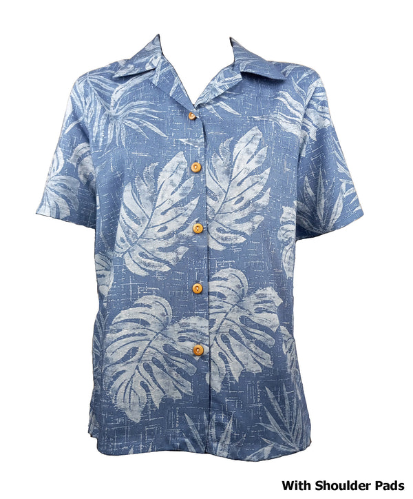 Pacific Bird of Paradise Women's Hawaiian Camp Shirt