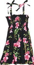 Plumeria Bamboo Panel Girl's Hawaiian Smocked Dress