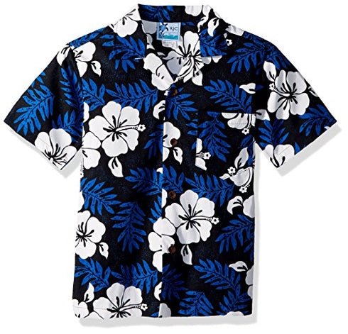 RJC Boys White Hibiscus Fern Shirt