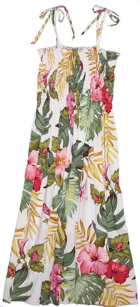 Exotic Garden Women's Hawaiian Smocked Dress