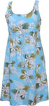 Tahiti Tiare Women's Empire Tie Front Hawaiian Dress (Generous Fit)