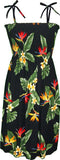 Bird of Paradise Display Women's Hawaiian Smocked Dress