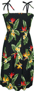 Bird of Paradise Display Women's Hawaiian Smocked Dress