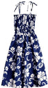 RJC Womens Classic Hibiscus Elastic Tube Top Sundress
