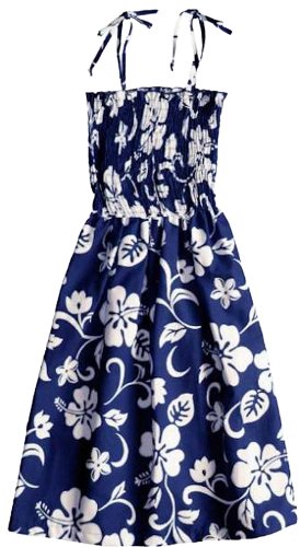 RJC Womens Classic Hibiscus Elastic Tube Top Sundress