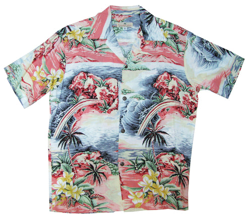 Pineapple Juice Mens Rainbows and Waterfalls Shirt
