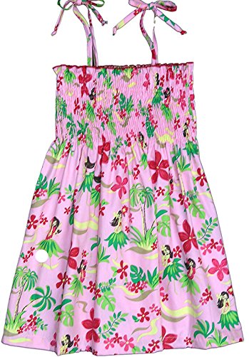 RJC Girls Hula Girl Fun Elastic Tube Top Sundress