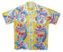 Pineapple Juice Mens Bird of Paradise Monstera Panel Shirt
