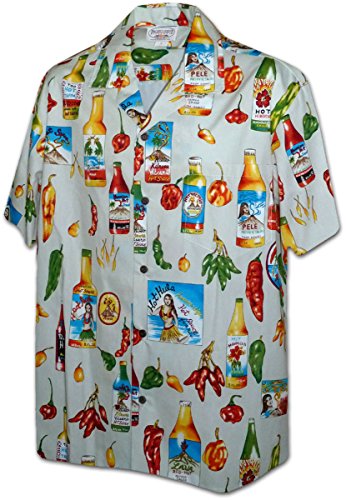 Chili Hot Sauce Men's Cotton Shirts
